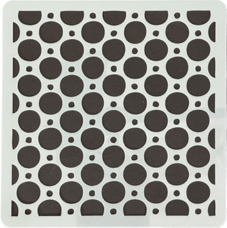 Reusable 6x6 inch pattern stencil for DIY painting